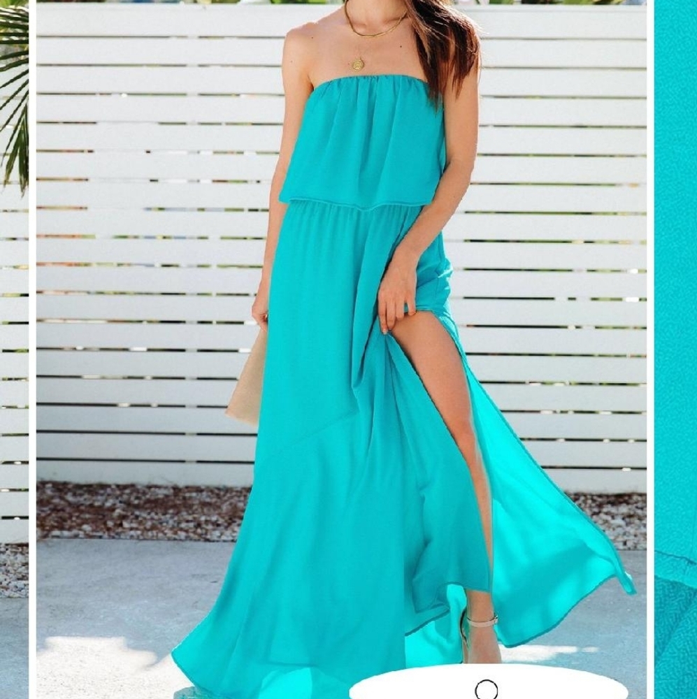 VICI Off Shoulder Maxi Sundress dress